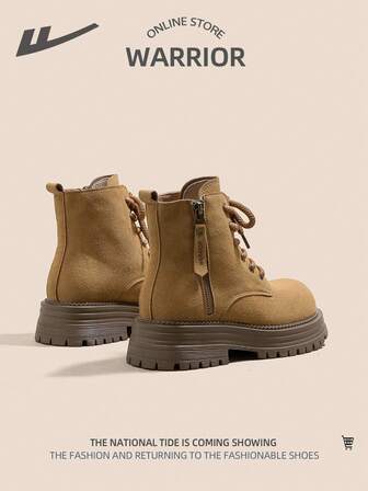 WARRIOR 1 par de botas deportivas versátiles, botas de tobillo amarillas de moda