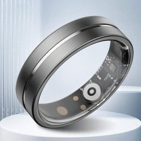 Smart Ring For Women Ring Fitness Tracker Sport Smart Ring Compatible With Android And IOS Systems, Stainless Steel Smart Ring With Gesture Photograph Function, Ultra-Low Power Consumption, IP68 Daily Waterproof