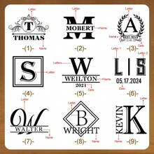 1pc Personalized Whiskey Glass Gift Set With Wooden Box And Whiskey Stone, Customized Whiskey Set With Carved Name/Initial, Groom Gift, Best Man Gift, Boyfriend Birthday, Father's Day, Christmas Gift, Men's Bar Supplies