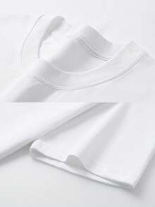 Comfort Color T-Shirt Adult Heavyweight Short Sleeve Solid Essential Tee Summer Causal, Style G1717,1pcs - trắng - Xem 7