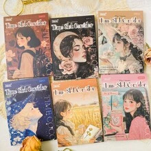 50 peças de papel para scrapbook, material adequado para diários manuais, agendas, álbuns de fotos, materiais para decoração de scrapbook, artesanato, caixa de presente com adesivo para presente de aniversário, decoração de diário, decorações de feriados para scrapbook, Natal, Halloween, Dia dos Namorados