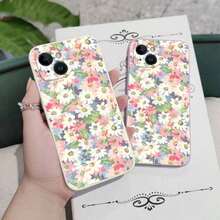 Season Flowers Phone Case 16 16E 15 14 13 12 11 X XR XS 8 6 6S Plus Pro Silicone Cover