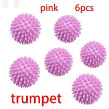 6个可重复使用的洗衣球 - 清洁洗衣球，防止滚筒式烘干机衣物缠绕，衣物柔顺球，防打结清洁球