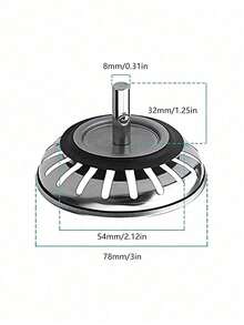 Filtro de drenaje para fregadero de cocina, baño y piso, cubierta anti-atascamiento y anti-insectos para drenaje de inodoro, cocina y baño, accesorios de filtro de agua, decoración del hogar, artículos de cocina y baño, artículos esenciales del hogar - Multicolor - Ver 11