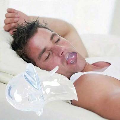 Silicone Anti-Snoring Tongue Cover:  Sleep Aid For Snoring Relief, Unisex Design