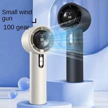 haoss New 100-Speed High-Velocity Outdoor Handheld Fan, Rechargeable Hurricane Mini Portable USB Fan With 3000mAh Large Capacity Battery, Long Runtime, Powerful Cooling For Summer