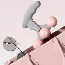 1pc Circular Leg Massager With 6-Wheel Handheld Rollers, Yoga Home Fitness Relaxation Tool, Gym Workout Equipment, Sports Equipment, Gym Equipment, Fitness Equipment, Gym Accessories