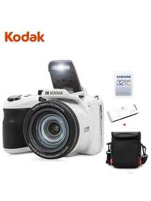 Kodak AZ425 Telephoto Camera, 20.68-Megapixel BSI CMOS, 3-Inch Screen, 42x Optical Zoom, 24mm Wide-Angle Lens, White Package