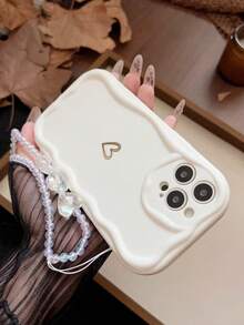 1 pieza Correa de muñeca con corazón dorado + 3 piezas Correa de muñeca con corazón, adecuada para Samsung Galaxy S25 Ultra, S24 FE, S24 Ultra, compatible con Samsung A26, A15/A35-5G/A17, S24 Cream, A54/A07 Soft, A56/S25/A36 Correa con corazón, A55/A13-4G/S22/S22 Ultra/S23 Correa, A05s/S23Plus/A16/A34/A25/A24/S21FE