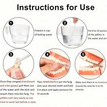 Set Of 8 Vampire Teeth 4 Size Halloween Cosplay Fangs Fake Teeth Halloween Party Cosplay Dentures Prop