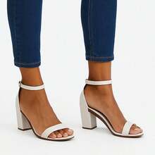 Women Heeled Sandals - trắng - Xem 5