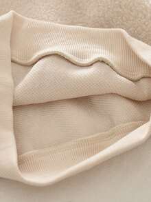 女童字母和泰迪熊羊毛卫衣和裙子套装，春秋季