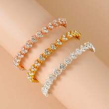 1pc Vintage Exaggerated Hollow Rose Flower Distressed Bracelet, Lightweight Luxurious Metallic Floral Accessory For Women