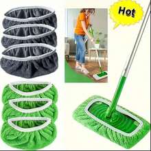 Swever Mop Flat Mop Cloth - Replacement Mop Pad, High Water Absorption, Washable, Durable, Easy To Clean, Household Necessities, Cleaning Supplies, Very Suitable For Home Hygiene Cleaning