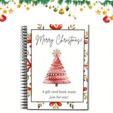 Sách quà tặng Giáng sinh, Sách quà tặng chào đón Giáng sinh, Sách quà tặng năm mới, Bìa lò xo, Quà tặng cho gia đình, bạn bè, bạn học, Sách thiệp Giáng sinh, Sách tham khảo quà tặng - Mảnh duy nhất - Xem 6