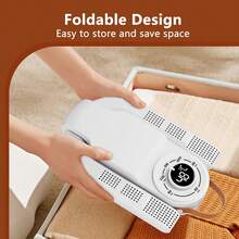 Hailicare Secador de zapatos desodorizante con temporizador para el hogar, dispositivo plegable de secado de zapatos con aire caliente, calentador de zapatos para adultos