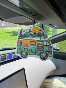 100% Essential Oil Car Air Freshener, 5-Star Hotel Lobby Fragrance, Camping Adventure Scented Relaxation Diffuser Pad, Unisex Car Rear View Mirror Hanging Decoration, Party Gift, 90-Day Long Lasting Odor Eliminator, Natural Material, Alcohol-Free - Five-star Hotel Lobby Fragrance 100% Essential Oil Lasts 90 Days - View 9