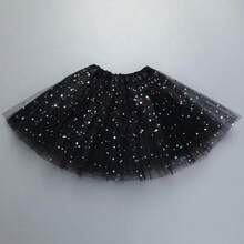 1 pieza Falda tutú de estrella de festival de princesa, adecuada para niñas de 3 a 8 años para actuaciones de baile de festival de princesa - Multicolor - Ver 7