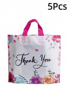 50 pièces Sacs cadeaux haut de gamme - Sacs multifonctionnels pour le shopping et les faveurs de fête pour les mariages, les anniversaires et plus - Sacs en plastique pour les petites entreprises et les événements