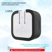 Funda protectora compatible con el nuevo adaptador de alimentación dinámica de 40 W de Apple, con cobertura completa, resistente a golpes y rayones, compatible con el nuevo adaptador de alimentación dinámica de 40 W de Apple - Multicolor - Ver 5