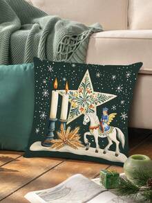 1 pièce Chemin de table étoile de Noël, Chemin de table décoratif de Noël, Chemin de table aspect lin de Noël, Chemin de table, Chemin de table, 1 pièce Chemin de table, 4 pièces Sets de table, 1 pièce Housse de coussin, 3 produits disponibles, Décoration saisonnière d'intérieur/extérieur, Décoration de maison d'hiver, Décoration de Noël, Décoration de chambre de Noël, Décoration de fête de Noël