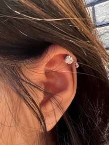 Khuyên tai sụn, khuyên tai xoắn ốc, khuyên tai hình chữ U lấp lánh - Nhẫn hình móng ngựa, trang sức xỏ khuyên cơ thể dành cho nữ, đa chức năng, có thể dùng làm khuyên cánh mũi, khuyên vách ngăn mũi, khuyên môi, v.v., một món quà sinh nhật tuyệt vời dành cho bạn gái. - Nhẫn móng ngựa - Xem 3