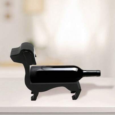 Dachshund Wine Bottle Holder Funny Countertop Wine Rack Liquor Display Stand For Home