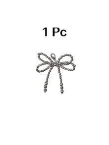 1 Pair Silver Metallic Shoelaces, Suitable For Casual Shoes And Sneakers - Multicolor - View 7