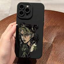 Funda de Teléfono Suave Angel Eyes con Patrón de  de Anime Impresión UV Cubierta Mate de Teléfono Protección Completa de 360 Grados para iPhone 11 12 13 14 Pro Max 15 XR X/XS 7 8 Plus SE Mini para Smartphone - Azul Klein - Ver 7