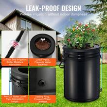 DWC Hydroponic Growing System For Deep Water Culture With Top Drip, 4 Buckets - 4 Baldes - View 4