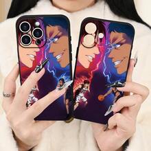 [1pc Funda de Teléfono de Baloncesto de Anime] Funda de Teléfono Creativa y Apasionada de Personaje de Anime de Batalla de Baloncesto, Proporcionando Protección Completa con Cubierta Suave de TPU a Prueba de Golpes e Impactos, Adecuada como Regalo para Cumpleaños o Festividades para Hombres y Mujeres, Compatible con iPhone 16, 15, 14, 13, 12, 11, XS, XR, X, 7, 8, Mini, Plus, Pro, Max, SE. - Mezcla de colores - Ver 9