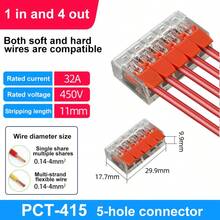 40/16 件 2 针 2 端口快速连接器,PVC 绝缘,铜触点材料,免充电电源模式,带锁定夹,用于汽车和家用 LED 线连接,黑色线径 0.3-0.75 毫米接线端子 - 彩色 - 查看 6