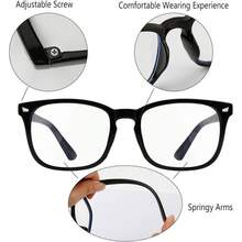 Blue Light Blocking Glasses, 2 Pack Blue Light Glasses Men, Blue Light Glasses Women Eyeglasses Bluelight Eyetrain