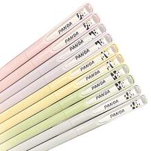 Jokipvy زوج من عيدان الأكل بتصميم الباندا مع صندوق تخزين، عيدان أكل السوشي مصنوعة من PPS و PET والألياف الزجاجية، مناسبة كهدايا لحفلات العطلات والأعراس والفنادق والمطاعم