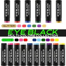 HOT PINK EYE BLACK STICK, Anti-Glare Eyeblack For Baseball Football Softball Lacrosse Hockey, Sweat-Proof Eye Black Grease Paint, Smooth & Long , Rich Full Coverage Color(Default) - Type1 - View 3
