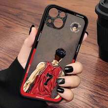Nueva funda compatible con anime para 17, 17Air, 16E, 16, 15, 14, 13, 12, 11, Mini, Pro, Max, Plus, de material traslúcido y mate, funda compatible con 17, 17 Pro, 17 Pro Max - Fbk03 - Ver 7