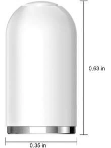 FCV Funda compatible con Apple Pencil de 1.ª generación (seleccione uno o dos) Adaptador magnético superior Accesorios de tapas de 1.ª generación Accesorio de reemplazo de lápiz stylus compatible con iPad 6 7 8 9 10.ª, iPad Pro de 12.9 pulgadas 1 10.ª, 10.5 pulgadas