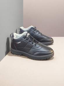 Herren Neue Utility Schuhe, Niedrig, Dicke Sohle, Lässig Lederschuhe, Bequem, Weich, Lässig Schuhe, Schnürung, Importiert, Kochschuhe, Business-Casual Schnürlederschuhe für Herren