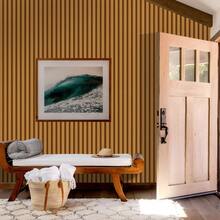 A Roll Of 3D Style Ceiling Stickers, Self-Adhesive Wood Grain Wallpaper, Mainly Suitable For Ceilings, Ceilings, And Floors. It Is A Detachable And Re Adhesive Wallpaper, Perfect For Decorating Living Rooms, Kitchen Tailboards, And Bathrooms. - Ginger - View 8