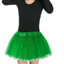 1 pieza Falda tutú de estrella de festival de princesa, adecuada para niñas de 3 a 8 años para actuaciones de baile de festival de princesa - Multicolor - Ver 4