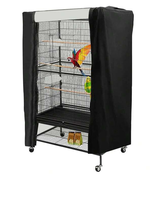 Gaiola para pássaros papagaio, capa isolante para gaiola de pássaros, à prova de vento, à prova de chuva, à prova de sol, capa para roupas de dragão, capa isolante para gaiola de papagaio, capa para gaiola de pássaros, guarda-sol, respirável