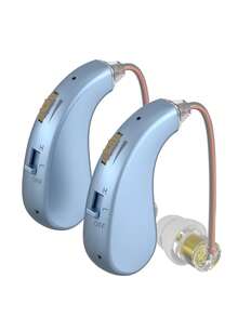 2 Pieces Hearing Aid Earphone -Usb Power Supply, Lithium Polymer Battery Used As Hearing Aid Earphone, Enhance The Sound Clarity Of Power Amplifier, A Gift For Mild And Moderate People,