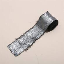 1 卷 4 厘米 * 5 码人造毛皮金属饰边丝带，碎边，适合 Ins 风格花束、婚礼装饰、流苏和蝴蝶结配饰