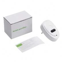Hailicare Máy lọc không khí cắm điện tích hợp máy tạo ion âm, máy lọc không khí ion âm mini, máy tạo ion âm di động, máy lọc không khí hoạt động êm ái, máy làm thơm không khí ion, thích hợp khử mùi vật nuôi, mùi nhà bếp, bụi bẩn, khói. - Phích cắm loại C của EU (220-240V) - Xem 12