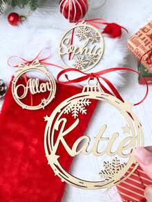 1 قطعة/3 قطع/5 قطع زخرفة عيد الميلاد الخشبية المخصصة 2025 - كرة زخرفية مخصصة بالليزر، ديكور عيد الميلاد، قلادات شجرة العطلات، هدية عيد الميلاد الأولى الفريدة ل- له، لها وللعائلة، هدية عيد الميلاد، ديكور عيد الميلاد، ديكورات عيد الميلاد المخصصة، ديكور شجرة عيد الميلاد المخصصة، ديكور خشبي/أكريليك، حياة أنيقة، حياة فنية