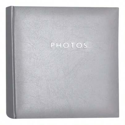 Profile Australia Silver Glamour Photo Album 200 4x6in 10x15cm Photo Capacity Acid Free