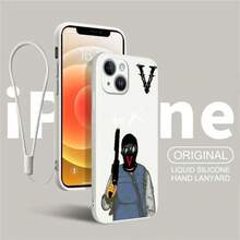 Custodia cool V-VRUNK compatibile con Apple XR, XS, 11, 12, 13 Pro Max, 7, 8, 14, 15 Plus, cover morbida, compatibile con custodia 17 Pro, 17 Pro Max, 17, 16 Pro - Mix02 - Visualizzare 3