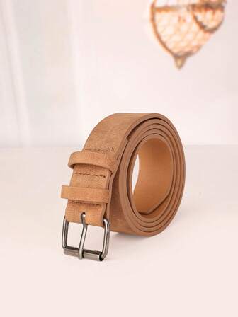 1条朋克风男女通用复古腰带，时尚配饰，复古韵味，适合秋冬季都市穿搭，经典圣诞冬季时尚日常男士男友礼物