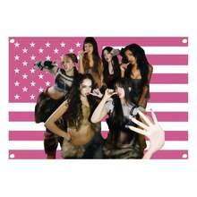 Katseye Poster Outdoor Indoor, American Flag Tapestry For Bedroom Living Room Dorm Wall With Brass Grommets Vivid Color And Fade Proof Decorations - Multicolor - View 16