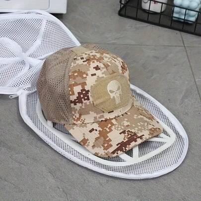 1/2pcs Washing Machine Hat Cleaning Cage, Baseball Cap Washer/Protector Cleaning Cage With Mesh Bag, Suitable For Washing Various Hats